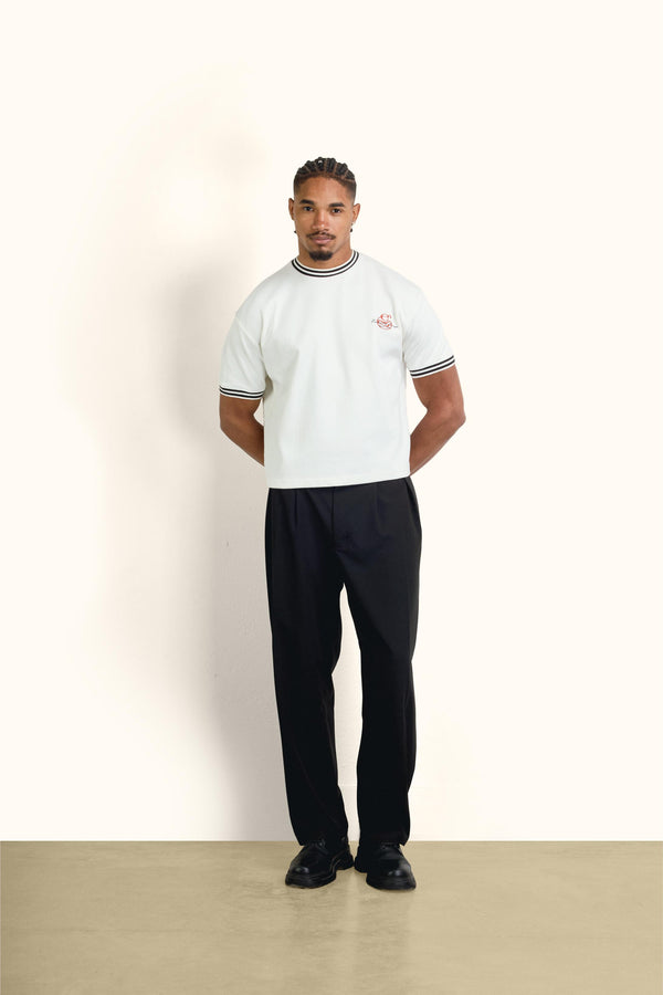 Black Pleated Relaxed Pants