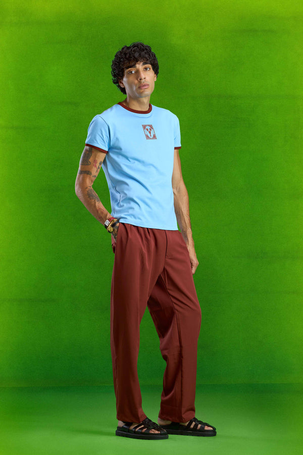 Light Blue Lobster Slim T-shirt