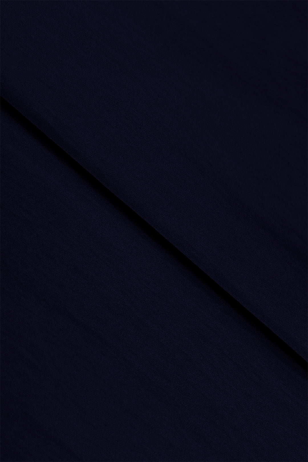 Navy Blue Short-Sleeve Contrast-Stitch Boxy Shirt