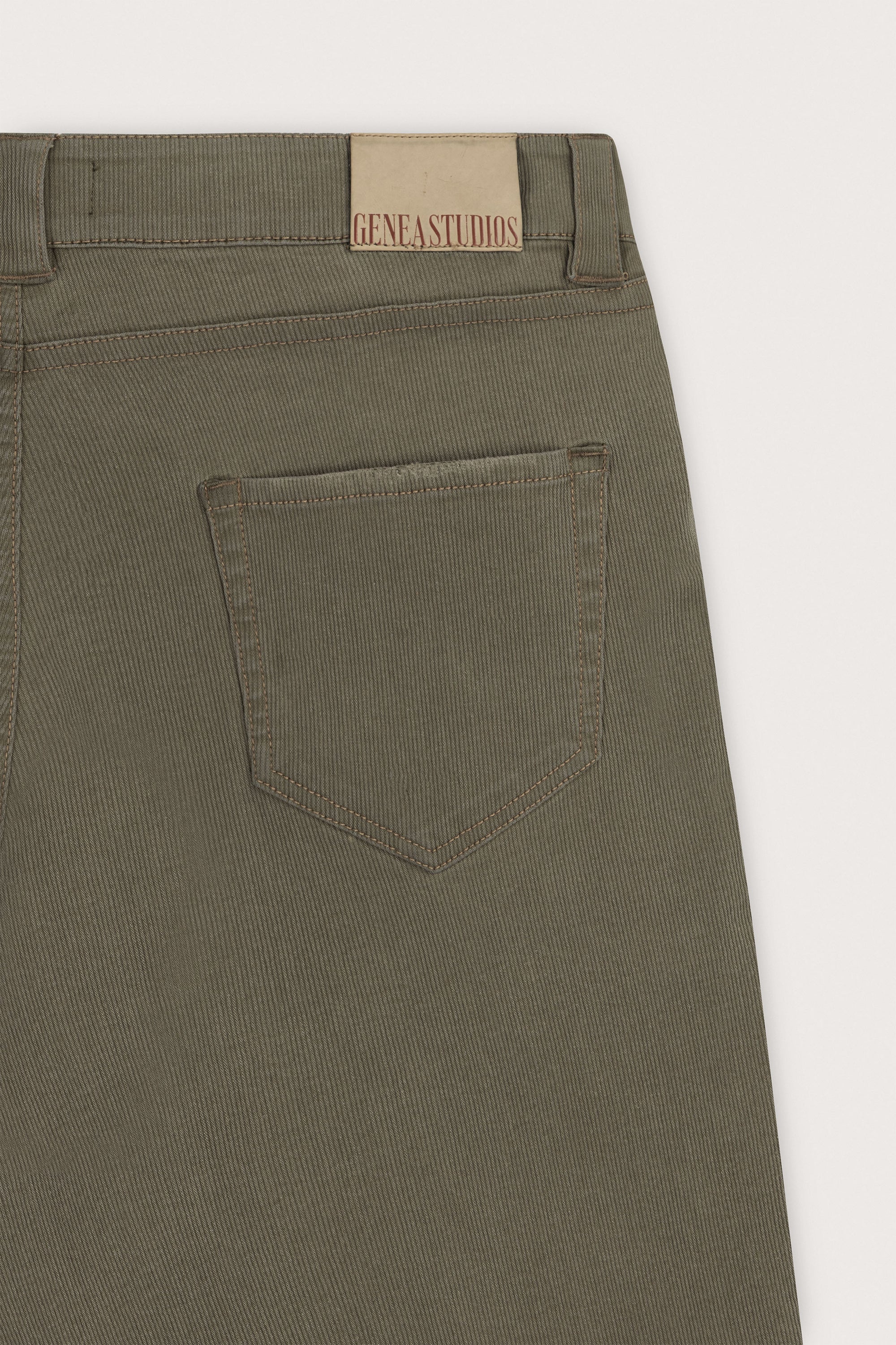 Olive Green Corded Denim Jorts