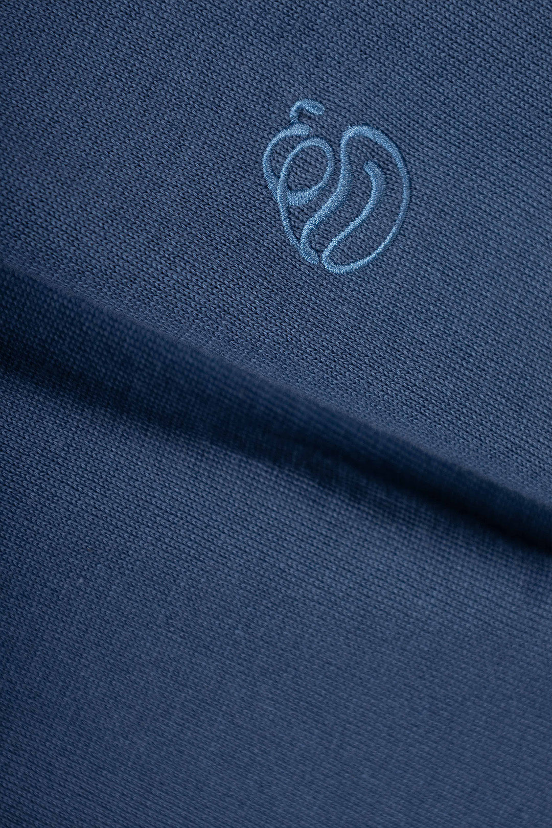 Navy Sleeveless Cotton Knit Top