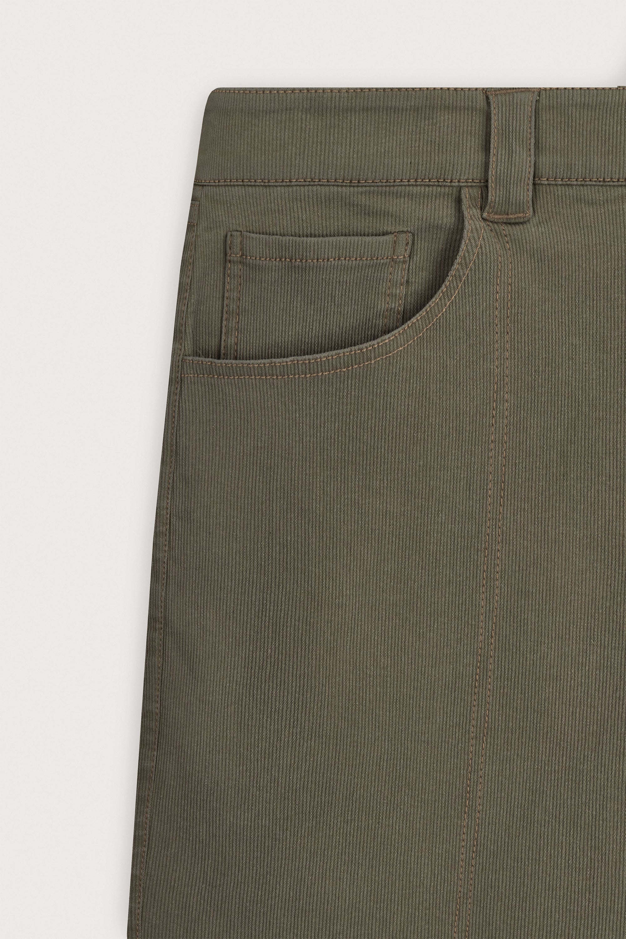 Olive Green Corded Denim Jorts