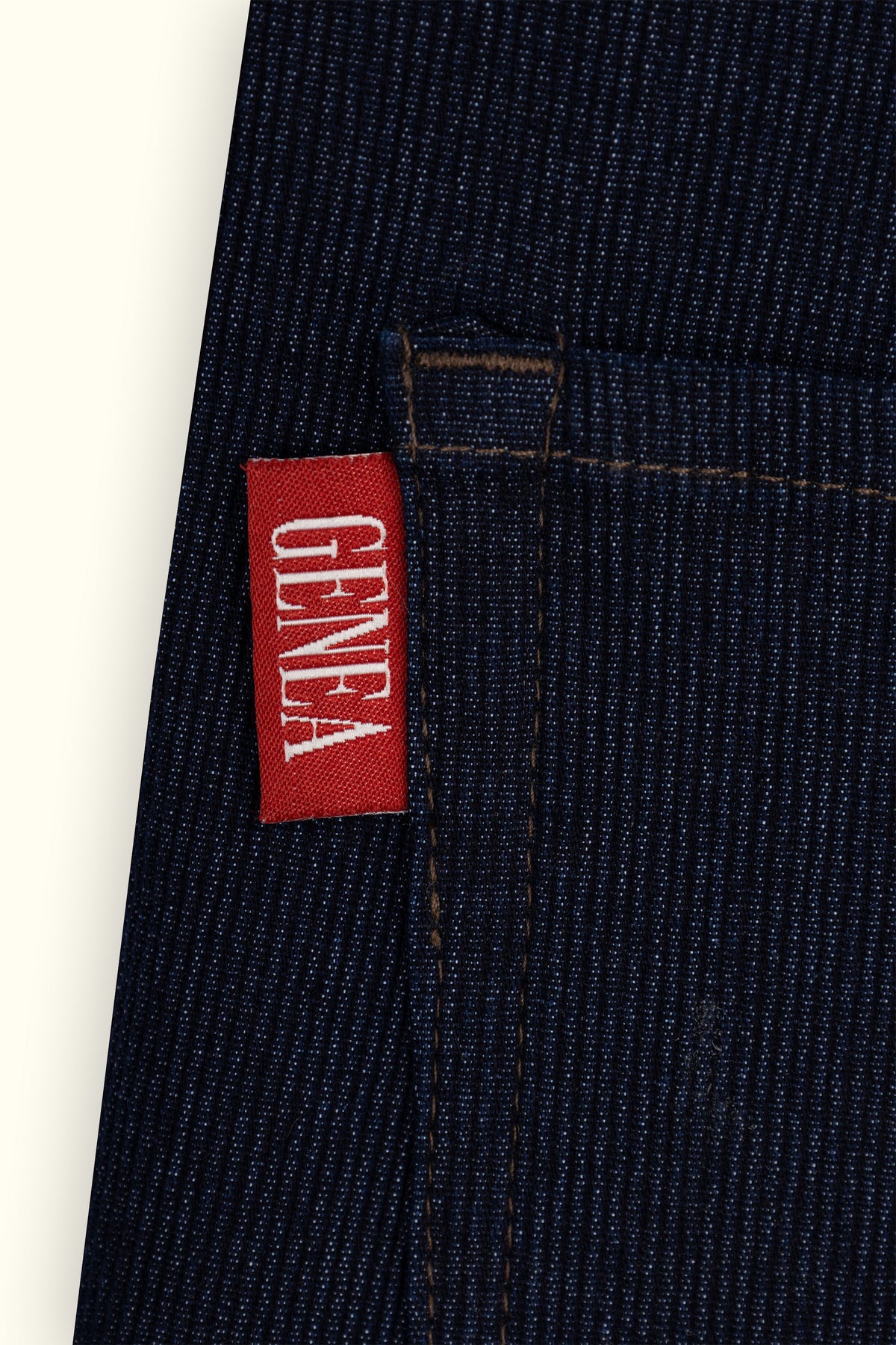Navy Raw Corded Denim Jorts