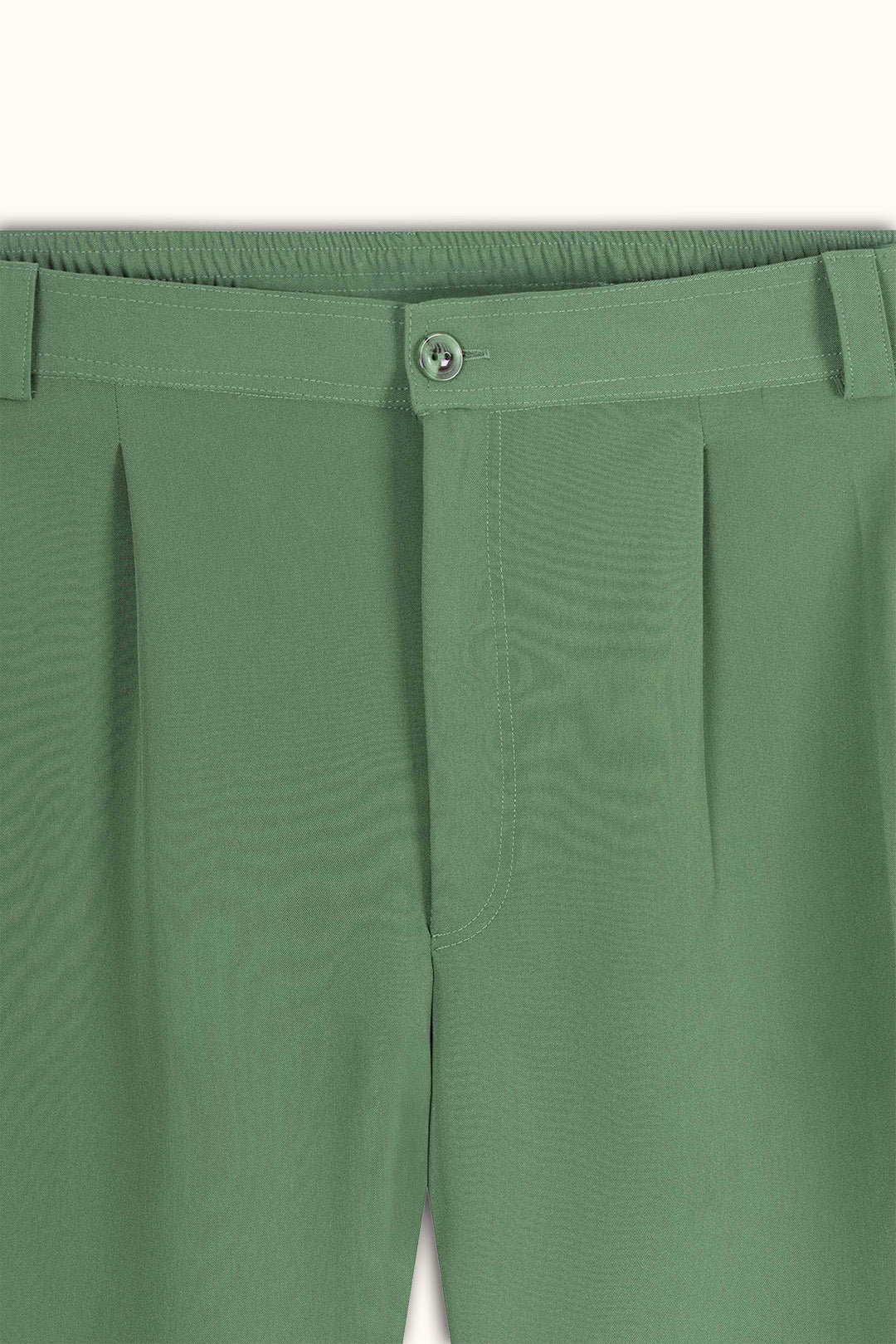 Pistachio Pleated Relaxed Pants