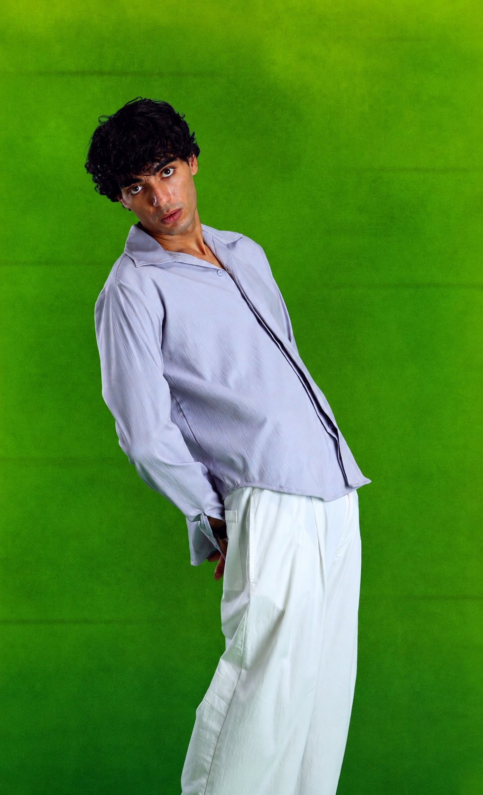 Lilac Textured Shirt