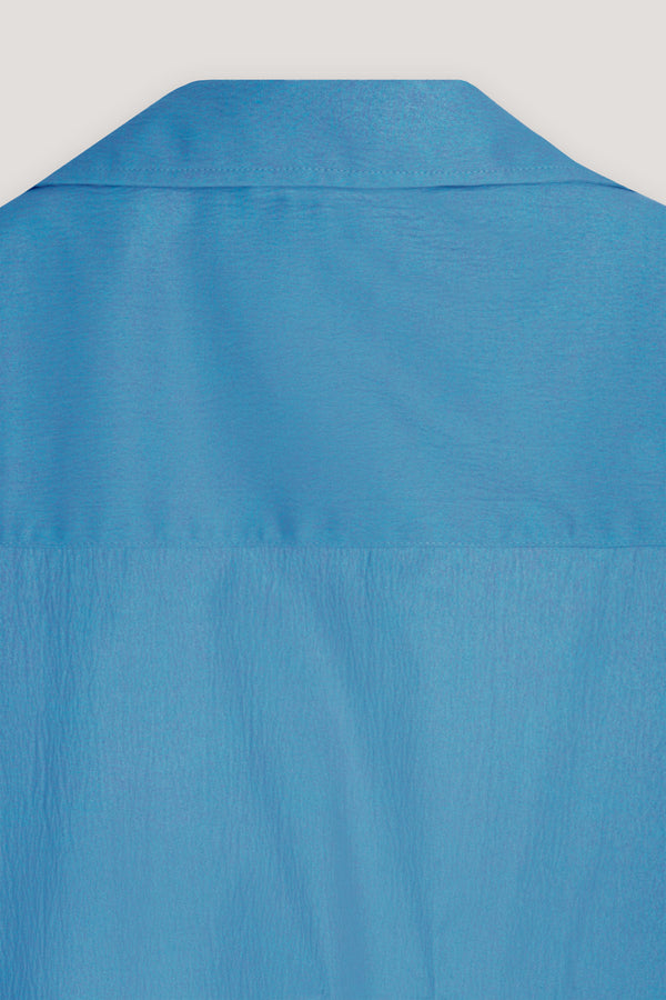 Sky Blue Textured Shirt