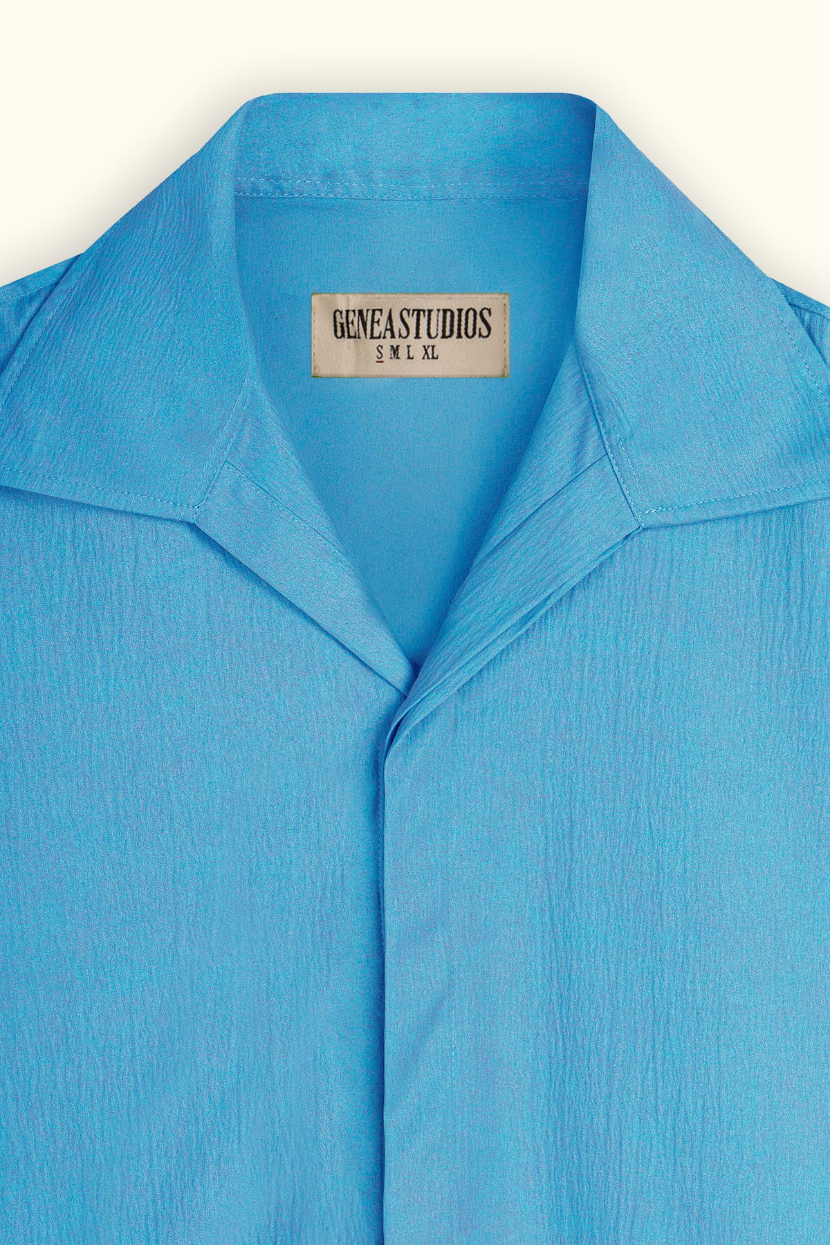 Sky Blue Textured Shirt