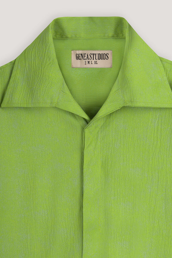 Lime Textured Shirt