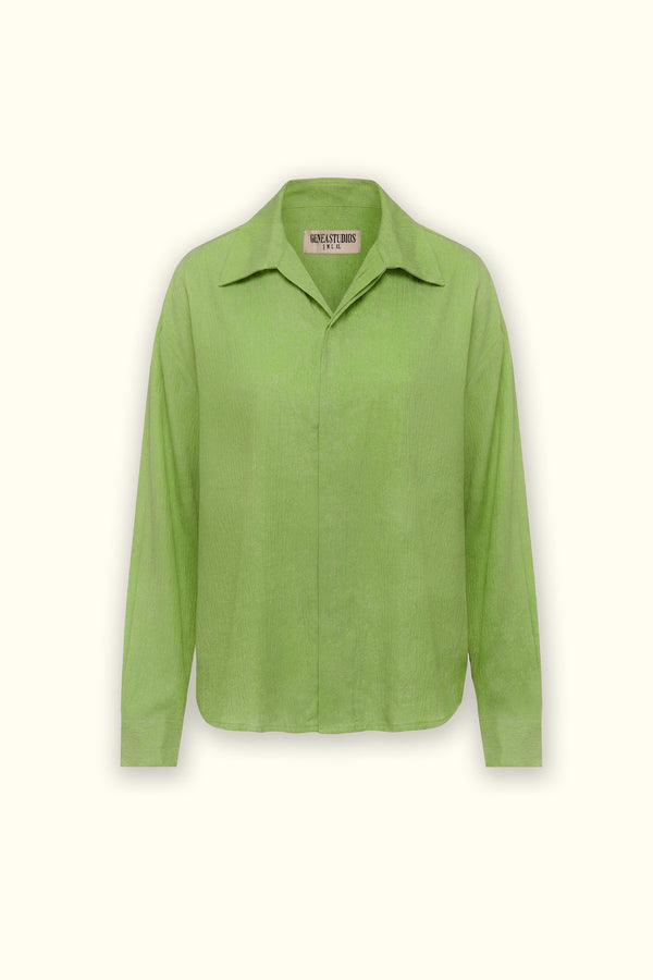 Lime Textured Shirt