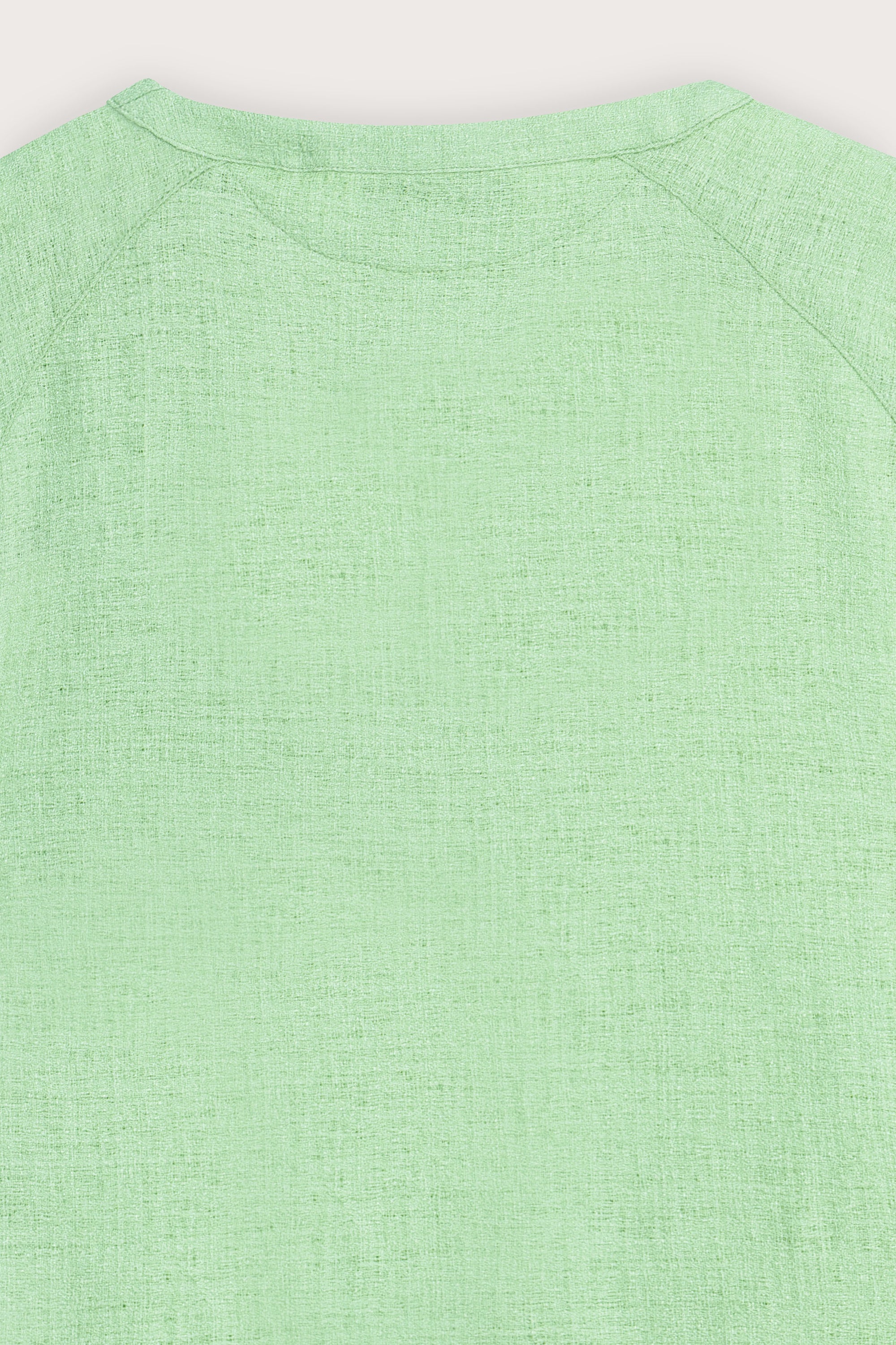 Mint Linen Texture Sleeveless Top