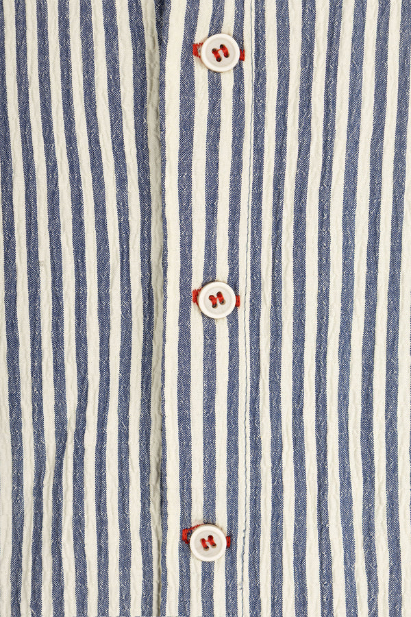 Blue Long Sleeve Striped Shirt