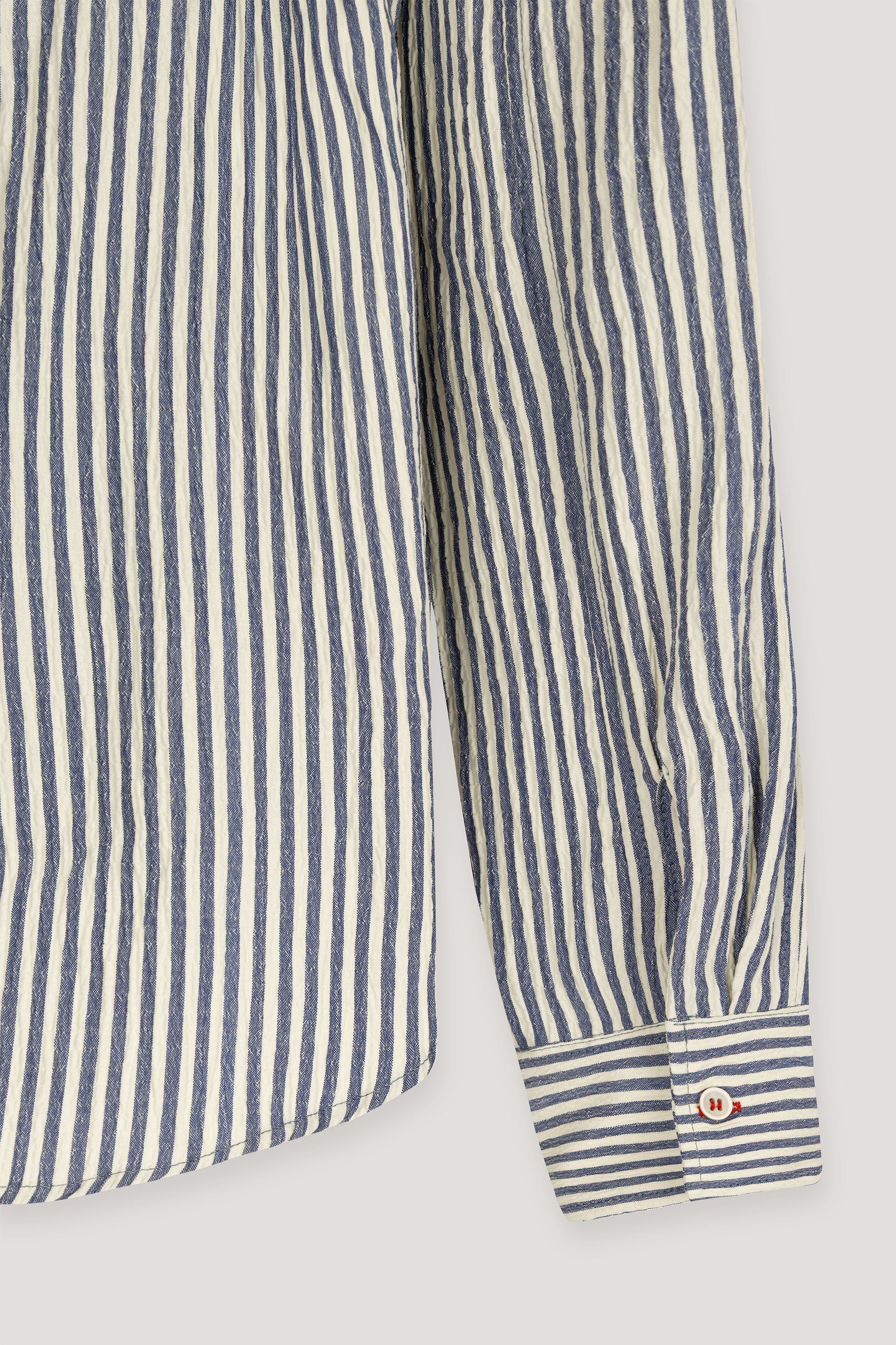 Blue Long Sleeve Striped Shirt