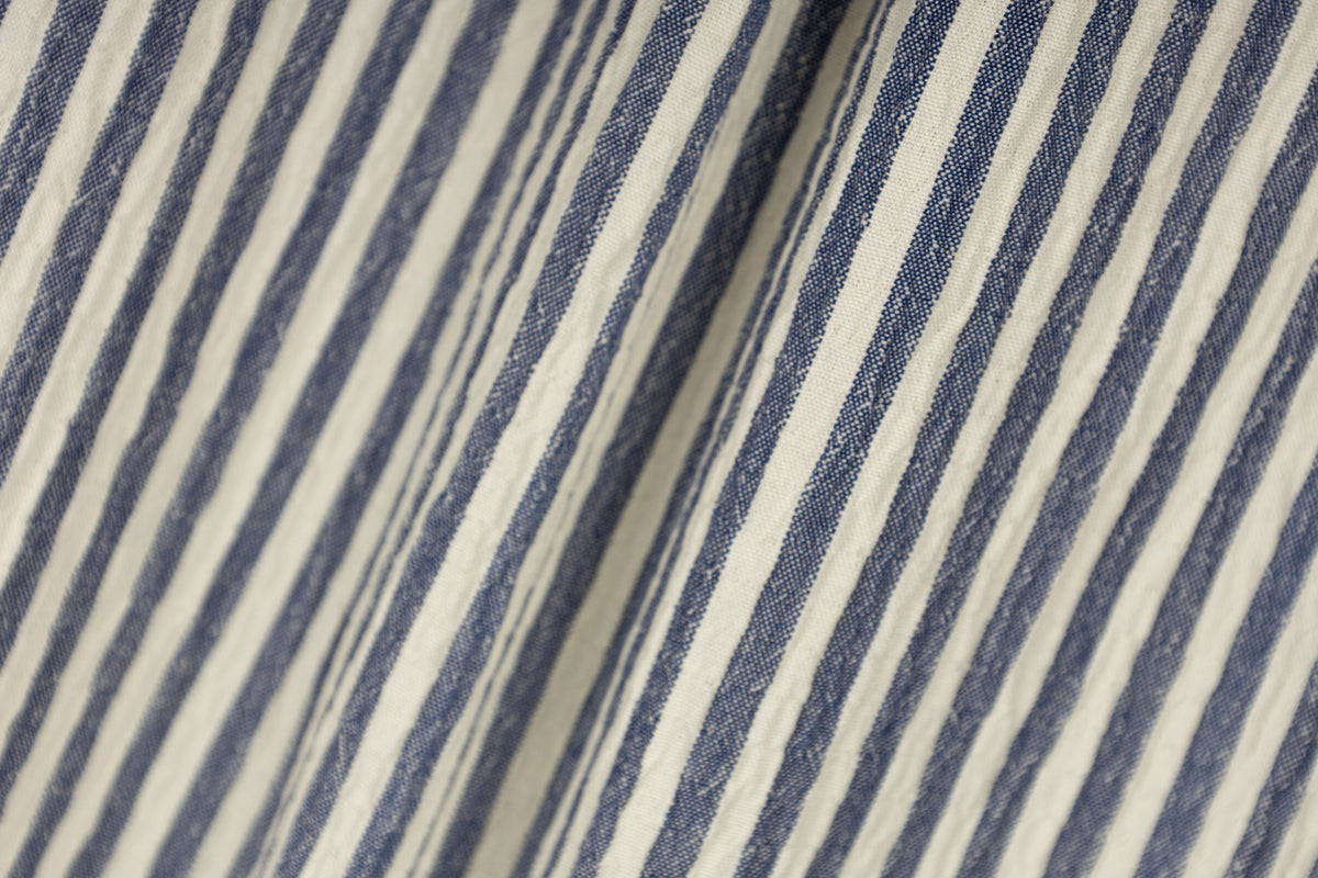 Blue Long Sleeve Striped Shirt