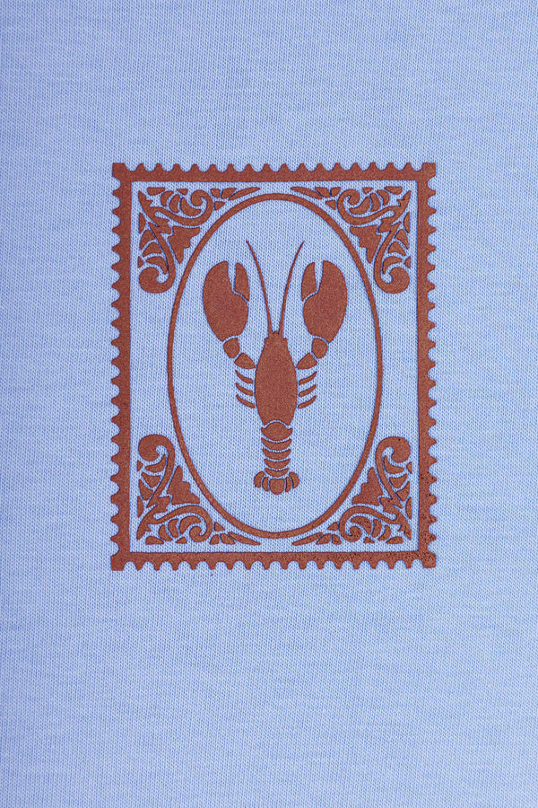 Light Blue Lobster Slim T-shirt