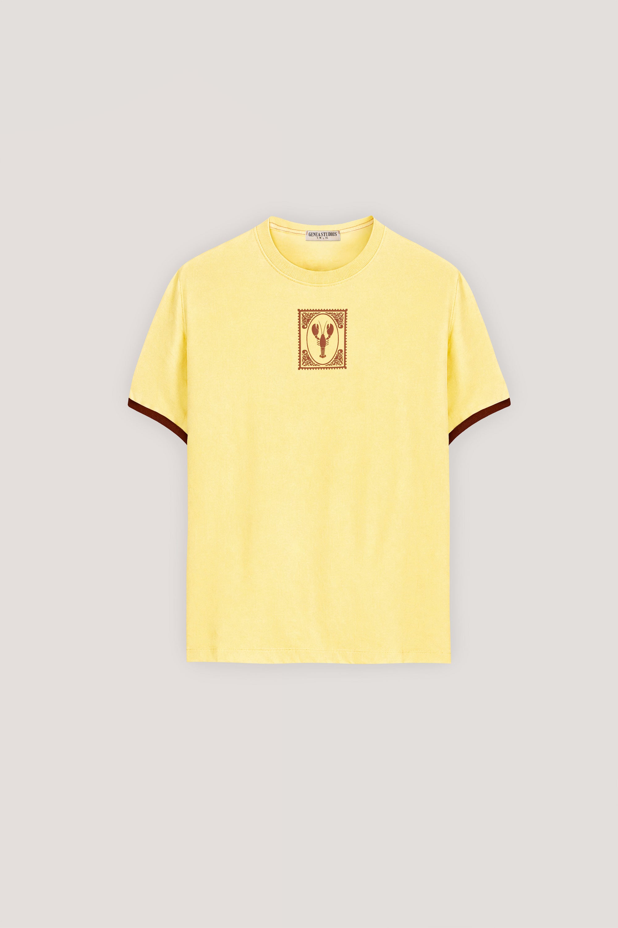 Butter Yellow Lobster Slim T-shirt