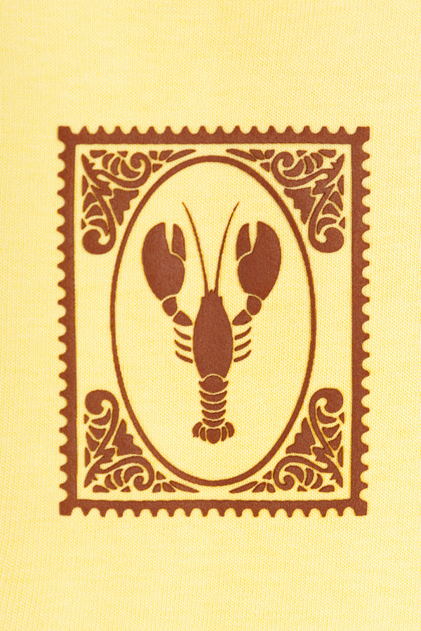 Butter Yellow Lobster Slim T-shirt