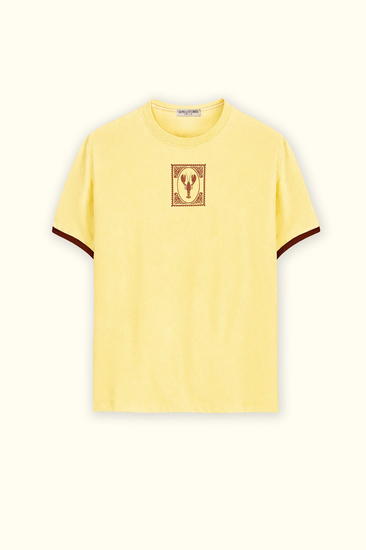 Butter Yellow Lobster Slim T-shirt