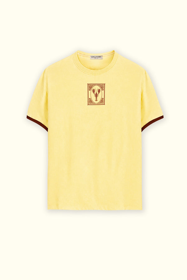 Butter Yellow Lobster Slim T-shirt