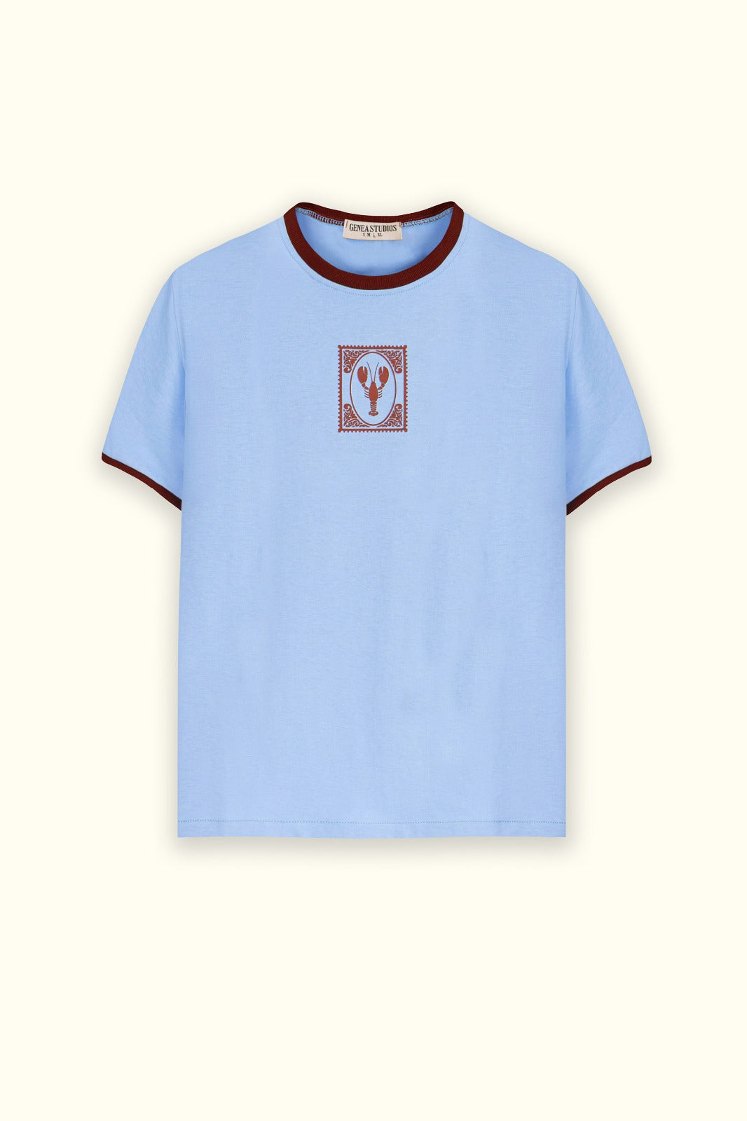 Light Blue Lobster Slim T-shirt