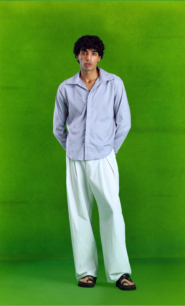 Lilac Textured Shirt