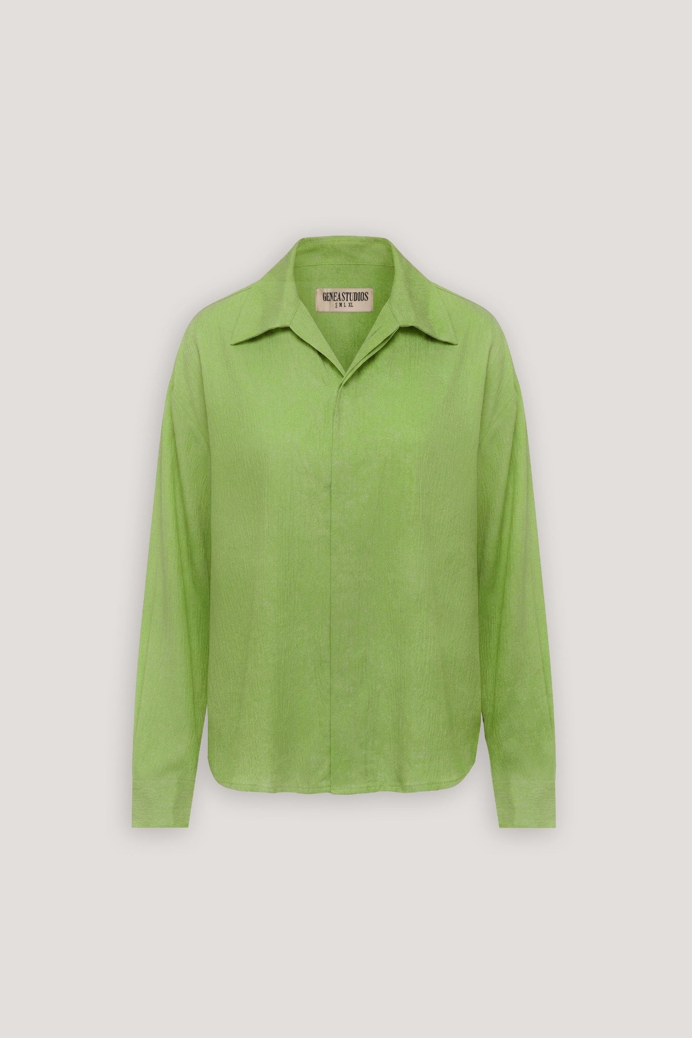 Lime Textured Shirt