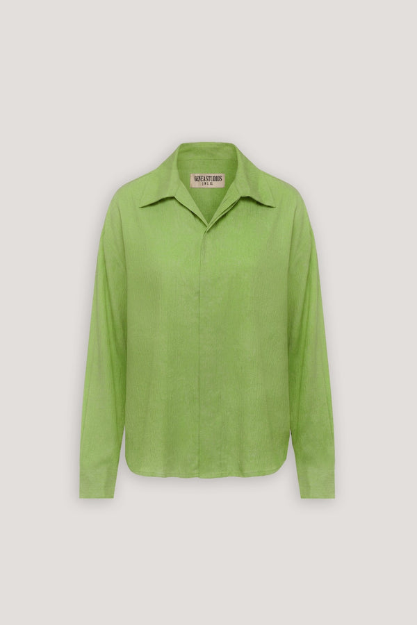Lime Textured Shirt